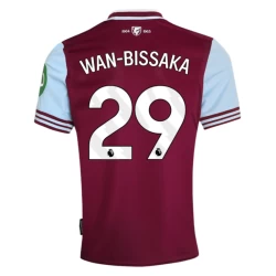 West Ham United Wan-bissaka #29 Voetbalshirt 2024-25 Thuistenue Heren