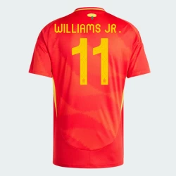 Williams Jr. #11 Spanje Voetbalshirt EK 2024 Thuistenue Heren