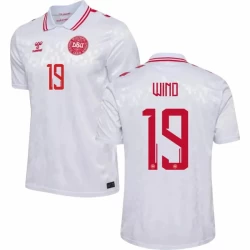 Wind #19 Denemarken Voetbalshirt EK 2024 Uittenue Heren