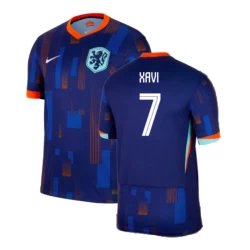 Xavi #7 Nederlands Voetbalshirt EK 2024 Uittenue Heren