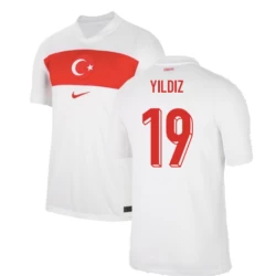 Yildiz #19 Turkije Voetbalshirt EK 2024 Thuistenue Heren