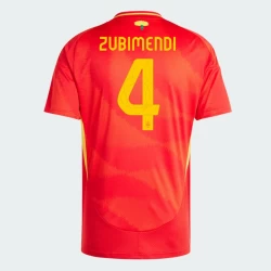 Zubimendi #4 Spanje Voetbalshirt EK 2024 Thuistenue Heren