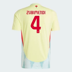 Zubimendi #4 Spanje Voetbalshirt EK 2024 Uittenue Heren